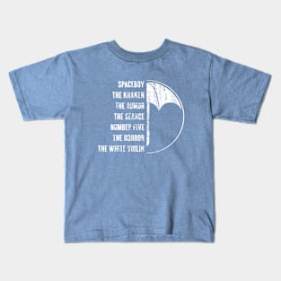 Umbrella Academy Members Logo Nicknames Kids T-Shirt